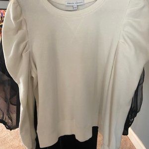 Rebecca Minkoff Puff Sleeve Sweatshirt